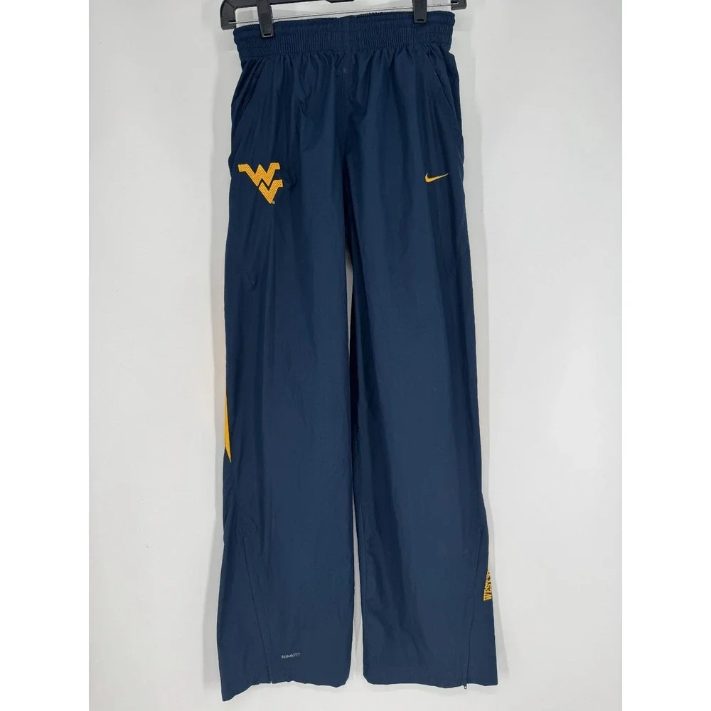 Nike WVU West Virginia Mountaineers Track Pants Mens Size XS Baggy Vintage Y2K